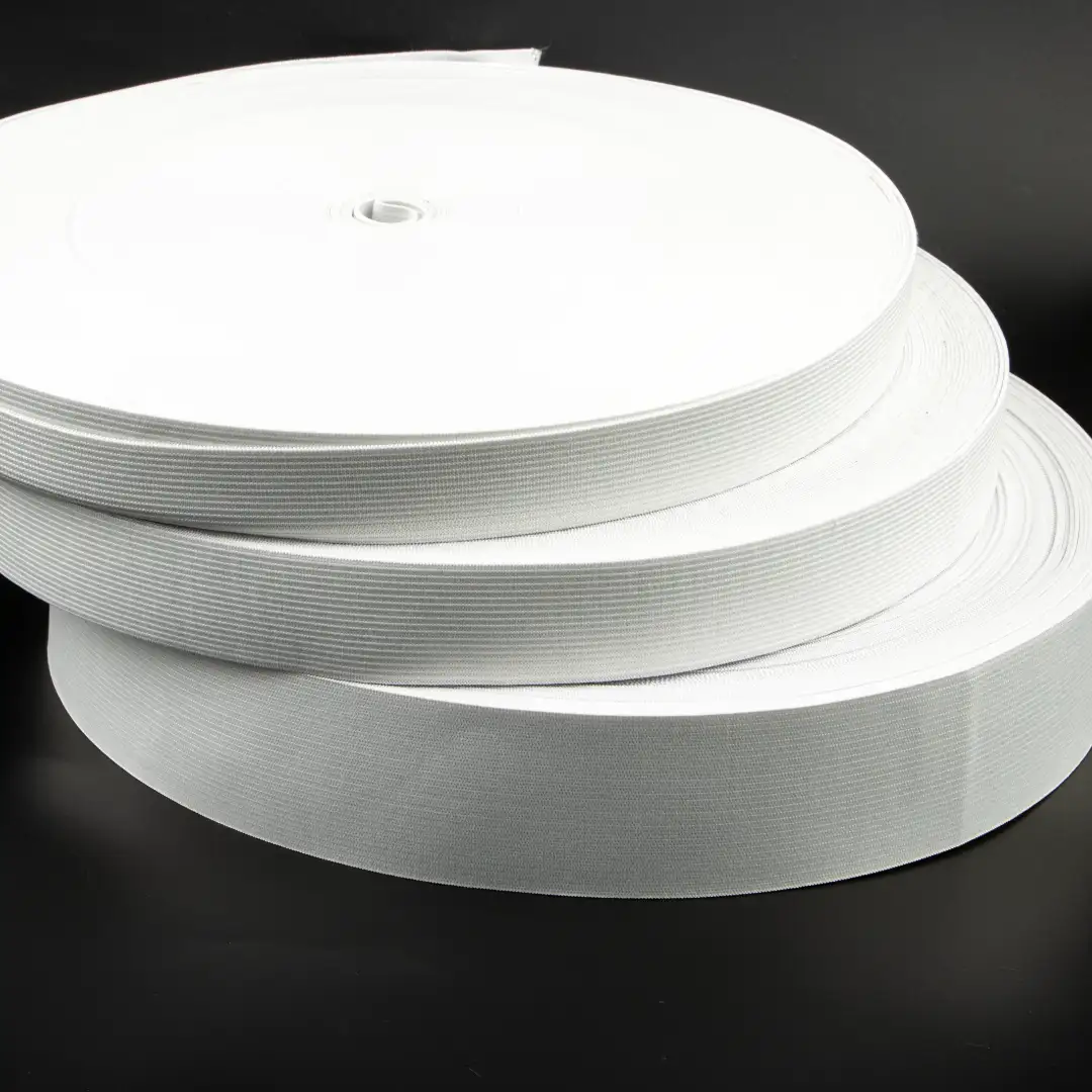 White  Polyester Elastic / Tape for Yoga Clothes,Swimsuits,Uniform buy garments accessories in bulk from China wholesaler at wholesale price free worldwide shipping Alibaba