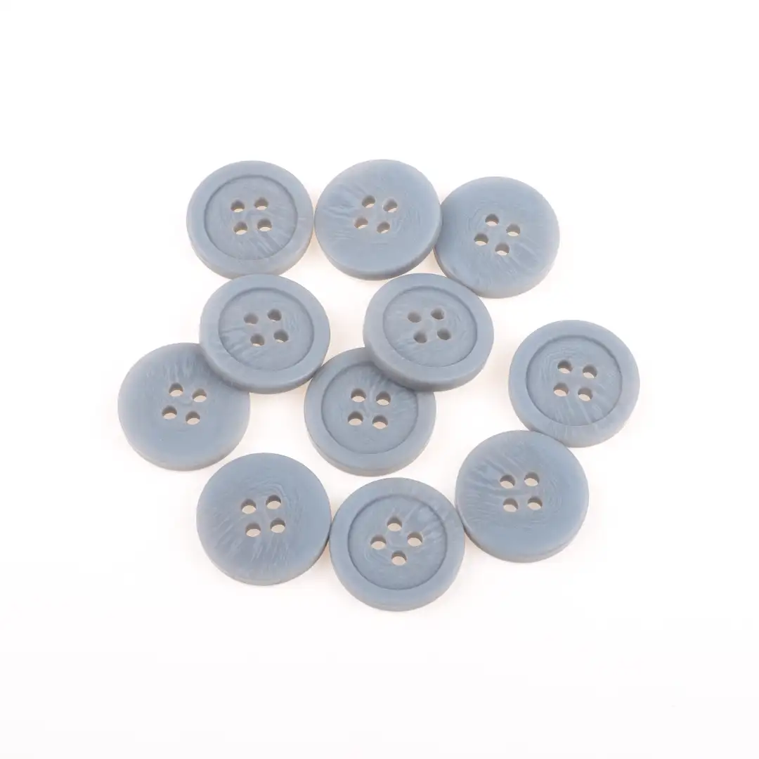 Gray 4 holes Resin Button for Jackets buy garments accessories in bulk from China wholesaler at wholesale price free worldwide shipping Alibaba