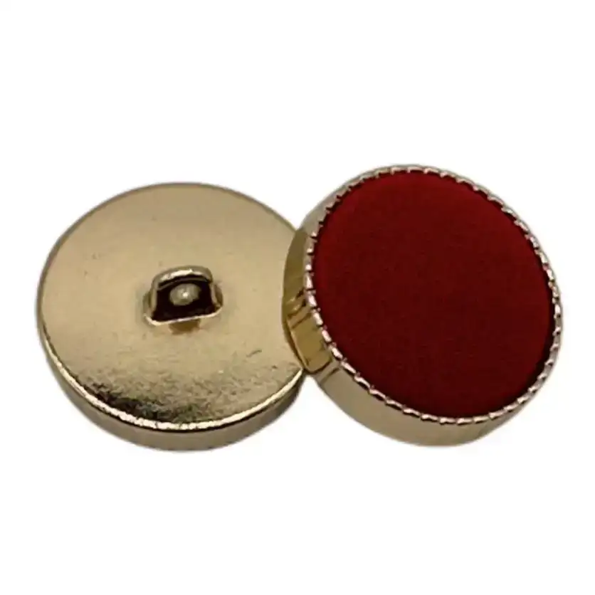 Gold 1 holes Metal Button for Jackets buy garments accessories in bulk from China wholesaler at wholesale price free worldwide shipping Alibaba