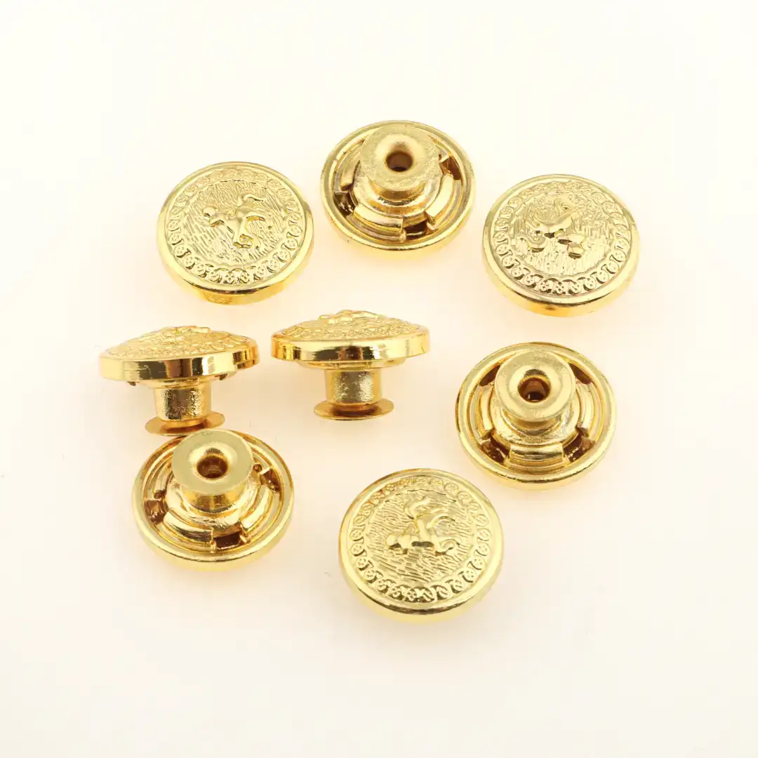 Gold 1 holes Metal Button for Shirt,Overcoat buy garments accessories in bulk from China wholesaler at wholesale price free worldwide shipping Alibaba