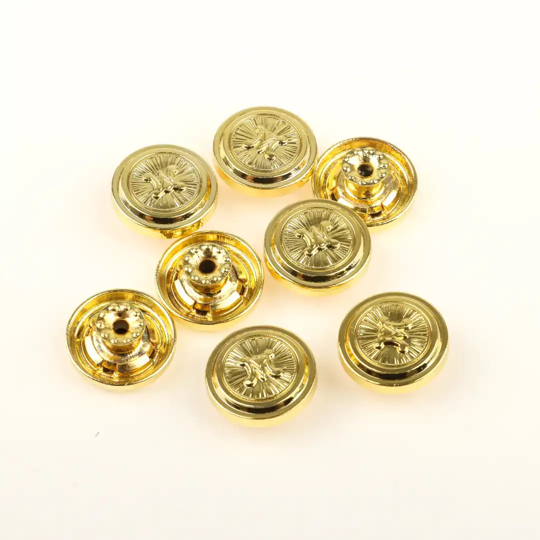 Gold 1 holes Metal Button for Shirt,Overcoat buy garments accessories in bulk from China wholesaler at wholesale price free worldwide shipping Alibaba
