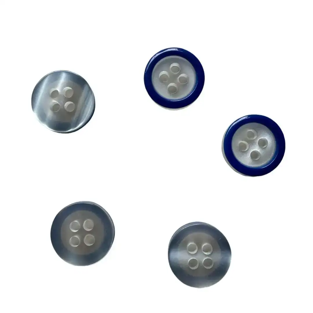 Blue 4 holes Resin Button for Shirt,Pants,Denim Jacket,Suit Trouser,Jackets,Blazer buy garments accessories in bulk from China wholesaler at wholesale price free worldwide shipping Alibaba