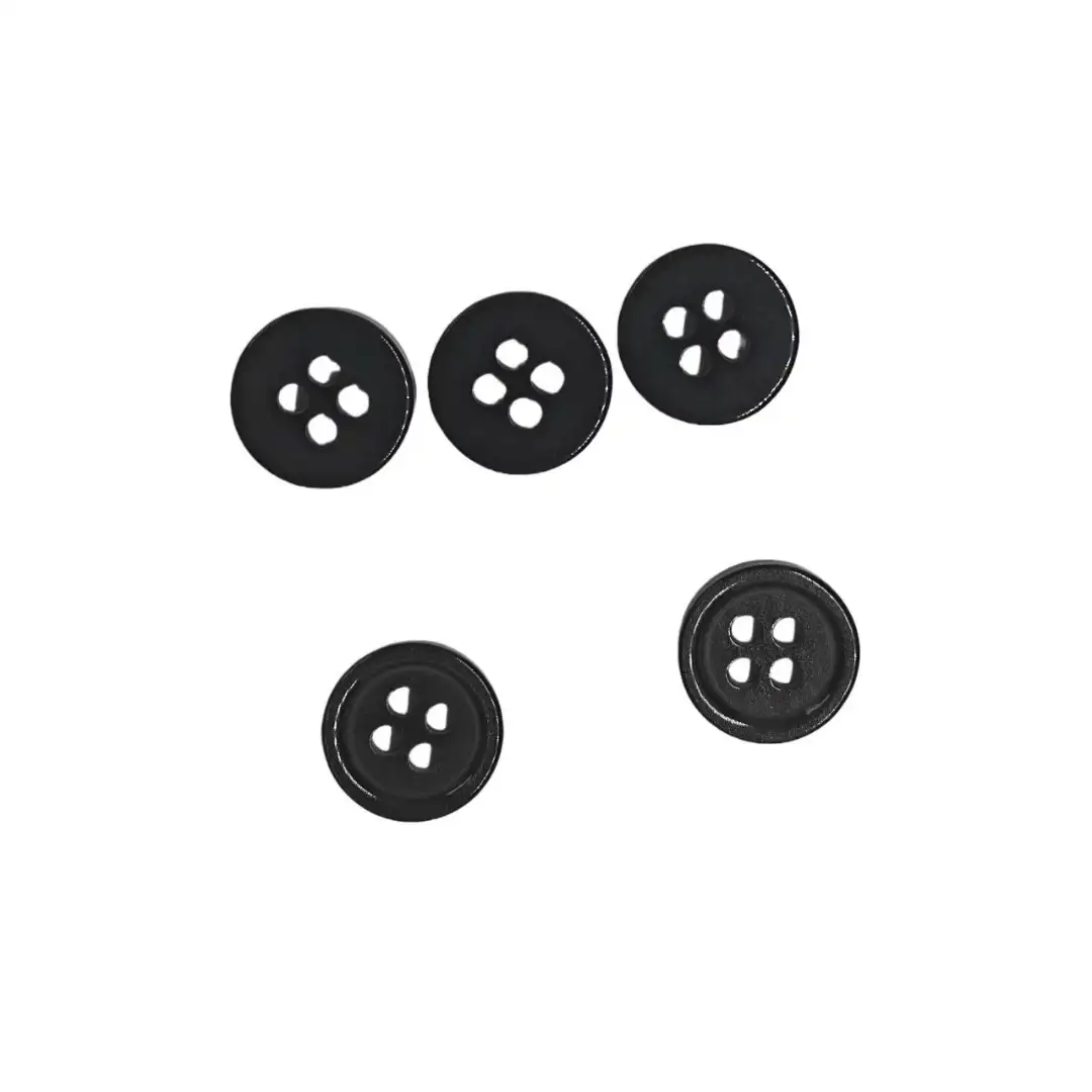 Black 4 holes Resin Button for Shirt,Denim Jacket,Jackets,T-Shirt buy garments accessories in bulk from China wholesaler at wholesale price free worldwide shipping Alibaba