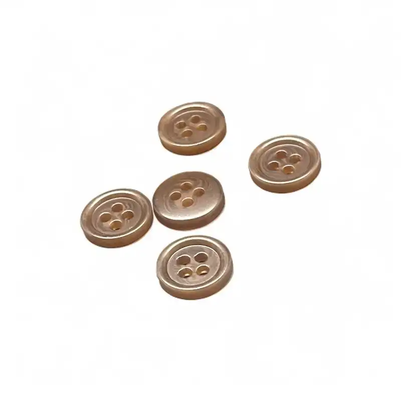 Brown 4 holes Resin Button for Shirt,Pants,Denim Jacket,Suit Trouser,Jackets,Blazer,T-Shirt,Polo Shirt,Tank Top buy garments accessories in bulk from China wholesaler at wholesale price free worldwide shipping Alibaba