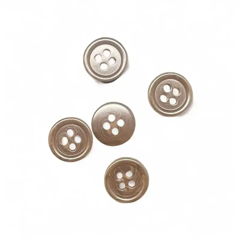 Brown 4 holes Resin Button for Shirt,Pants,Denim Jacket,Suit Trouser,Jackets,Blazer,T-Shirt,Polo Shirt,Tank Top buy garments accessories in bulk from China wholesaler at wholesale price free worldwide shipping Alibaba