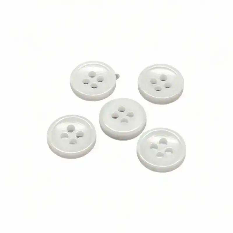 White 4 holes Resin Button for Shirt,Pants,Denim Jacket,Suit Trouser,Jackets,Blazer,T-Shirt,Polo Shirt,Tank Top,Blouse,Crop Top buy garments accessories in bulk from China wholesaler at wholesale price free worldwide shipping Alibaba
