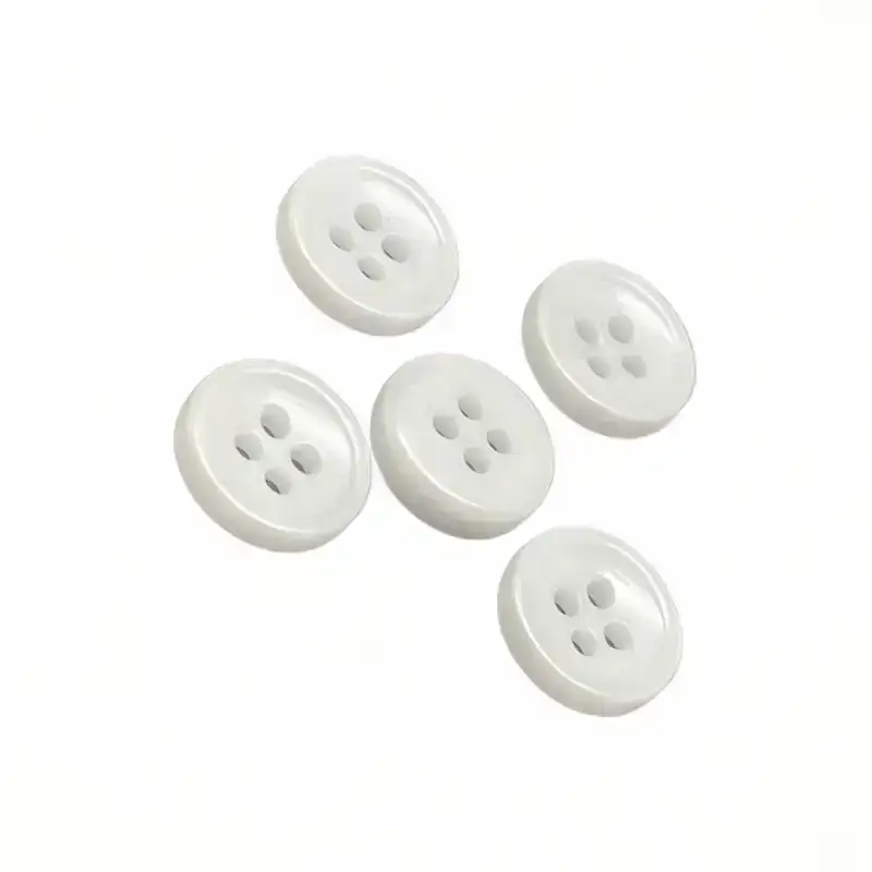 White 4 holes Resin Button for Shirt,Pants,Denim Jacket,Suit Trouser,Jackets,Blazer,T-Shirt,Polo Shirt,Tank Top,Blouse,Crop Top buy garments accessories in bulk from China wholesaler at wholesale price free worldwide shipping Alibaba
