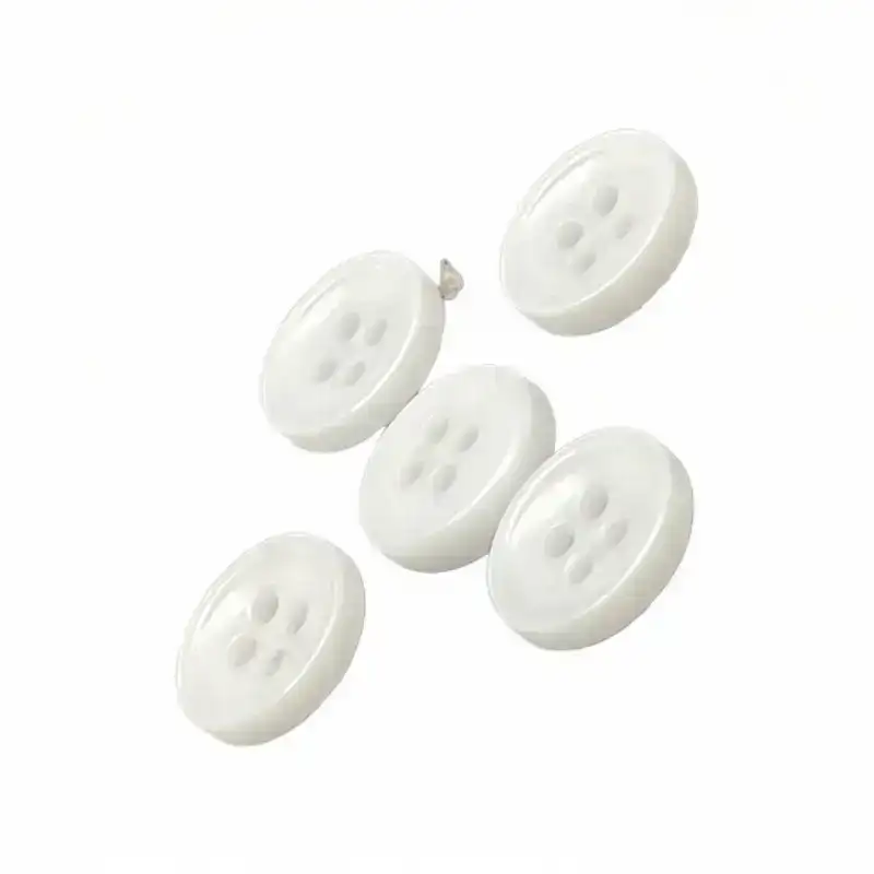 White 4 holes Resin Button for Shirt,Pants,Denim Jacket,Suit Trouser,Jackets,Blazer,T-Shirt,Polo Shirt,Tank Top,Blouse,Crop Top buy garments accessories in bulk from China wholesaler at wholesale price free worldwide shipping Alibaba