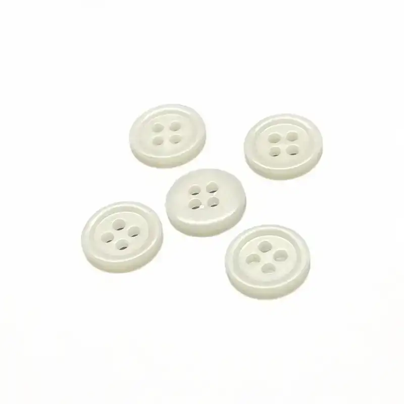 White 4 holes Resin Button for Shirt,Pants,Denim Jacket,Suit Trouser,Jackets,Blazer,T-Shirt,Polo Shirt,Tank Top,Blouse buy garments accessories in bulk from China wholesaler at wholesale price free worldwide shipping Alibaba
