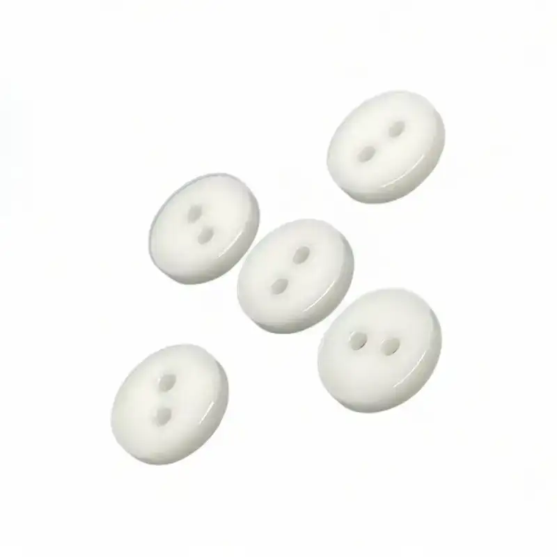 White 2 holes Resin Button for Shirt,Pants,Denim Jacket,Suit Trouser,Jackets,Blazer,T-Shirt,Polo Shirt,Tank Top buy garments accessories in bulk from China wholesaler at wholesale price free worldwide shipping Alibaba