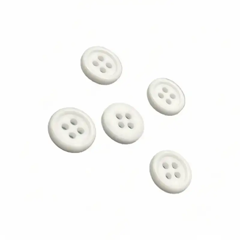 White 4 holes Resin Button for Shirt,Pants,Denim Jacket,Suit Trouser,Jackets,Blazer,T-Shirt,Polo Shirt,Tank Top,Blouse buy garments accessories in bulk from China wholesaler at wholesale price free worldwide shipping Alibaba