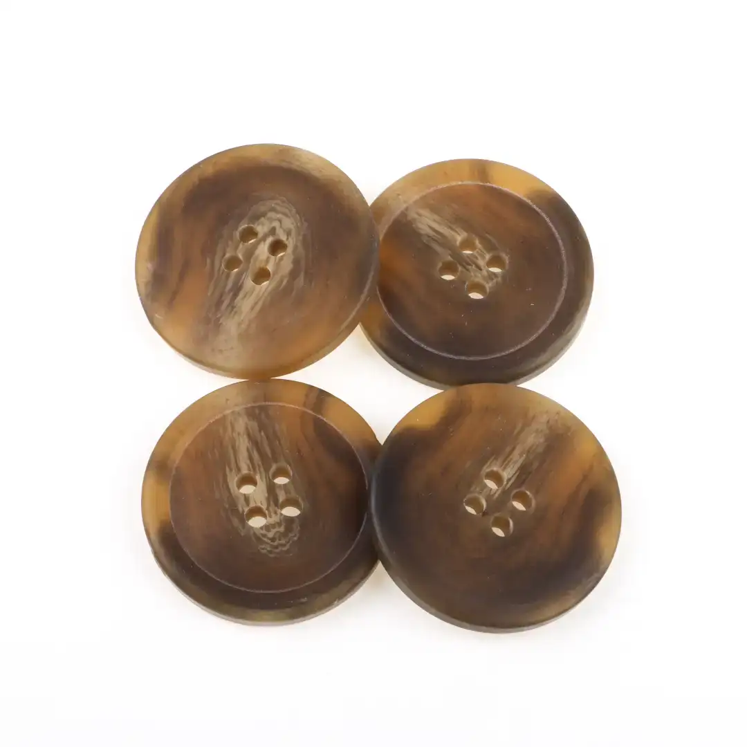 Brown 4 holes Resin Button for Jackets,Overcoat buy garments accessories in bulk from China wholesaler at wholesale price free worldwide shipping Alibaba