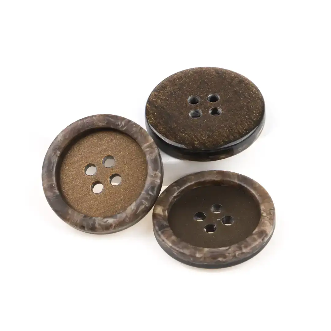 Brown 4 holes Resin Button for Jackets,Overcoat buy garments accessories in bulk from China wholesaler at wholesale price free worldwide shipping Alibaba
