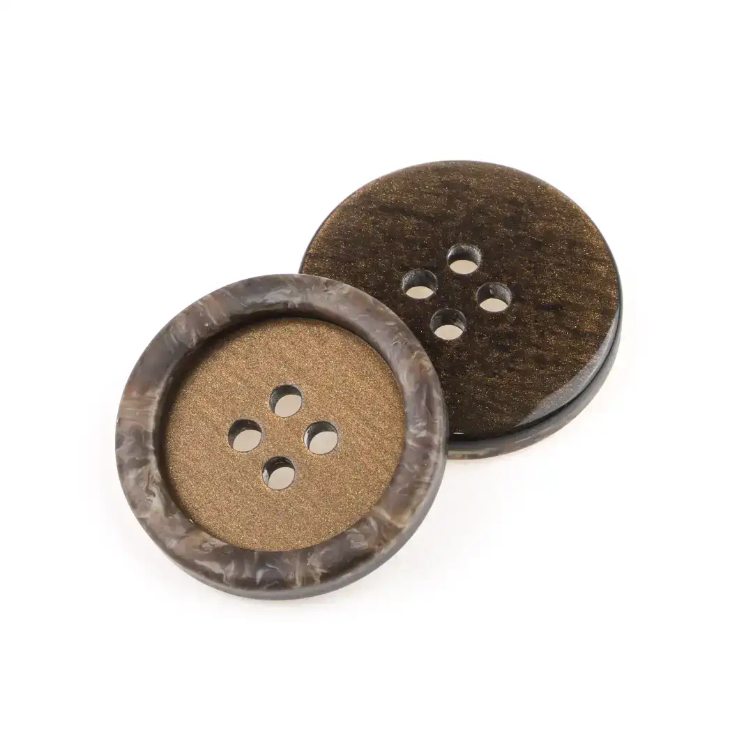 Brown 4 holes Resin Button for Jackets,Overcoat buy garments accessories in bulk from China wholesaler at wholesale price free worldwide shipping Alibaba