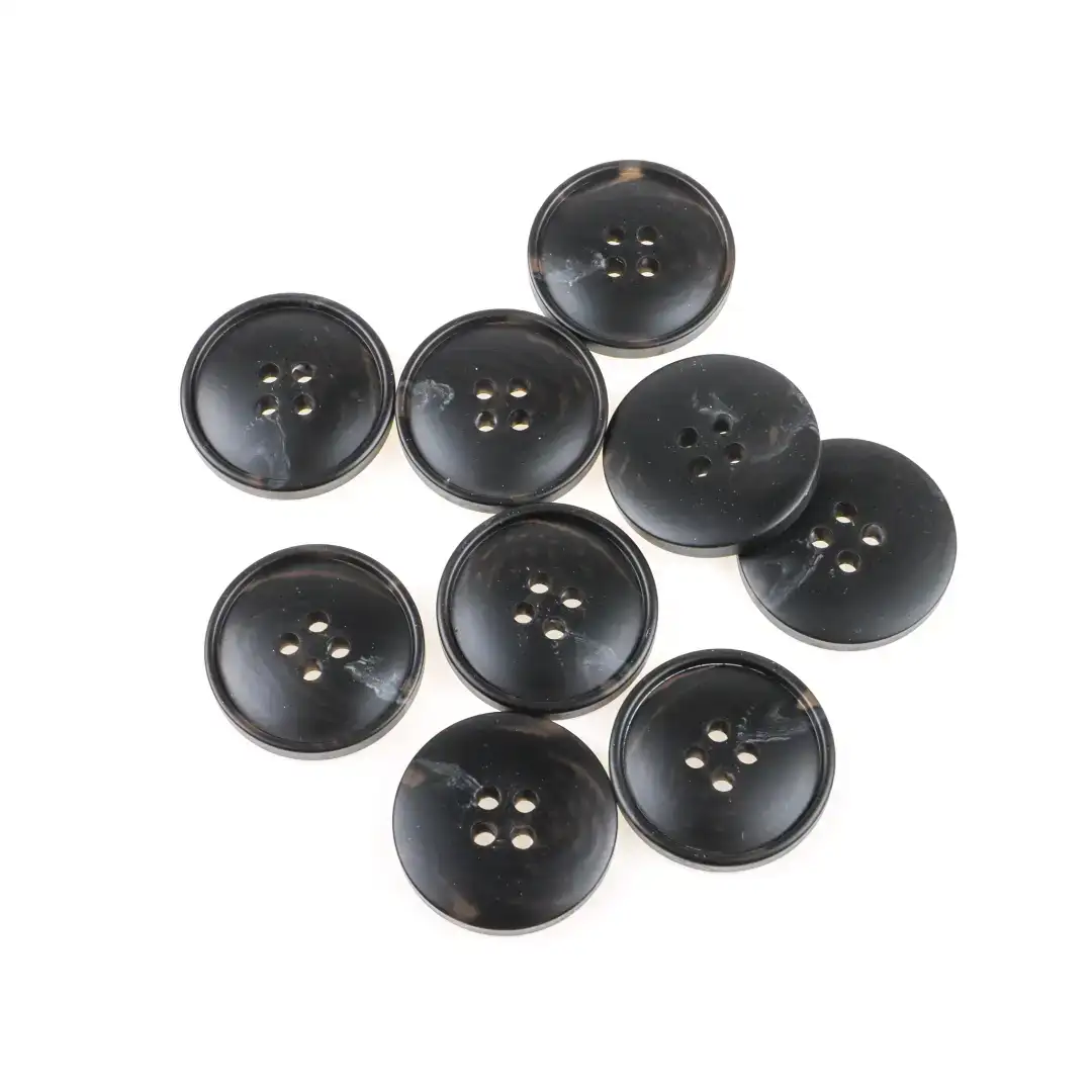 Black 4 holes Resin Button for Shirt,Overcoat buy garments accessories in bulk from China wholesaler at wholesale price free worldwide shipping Alibaba