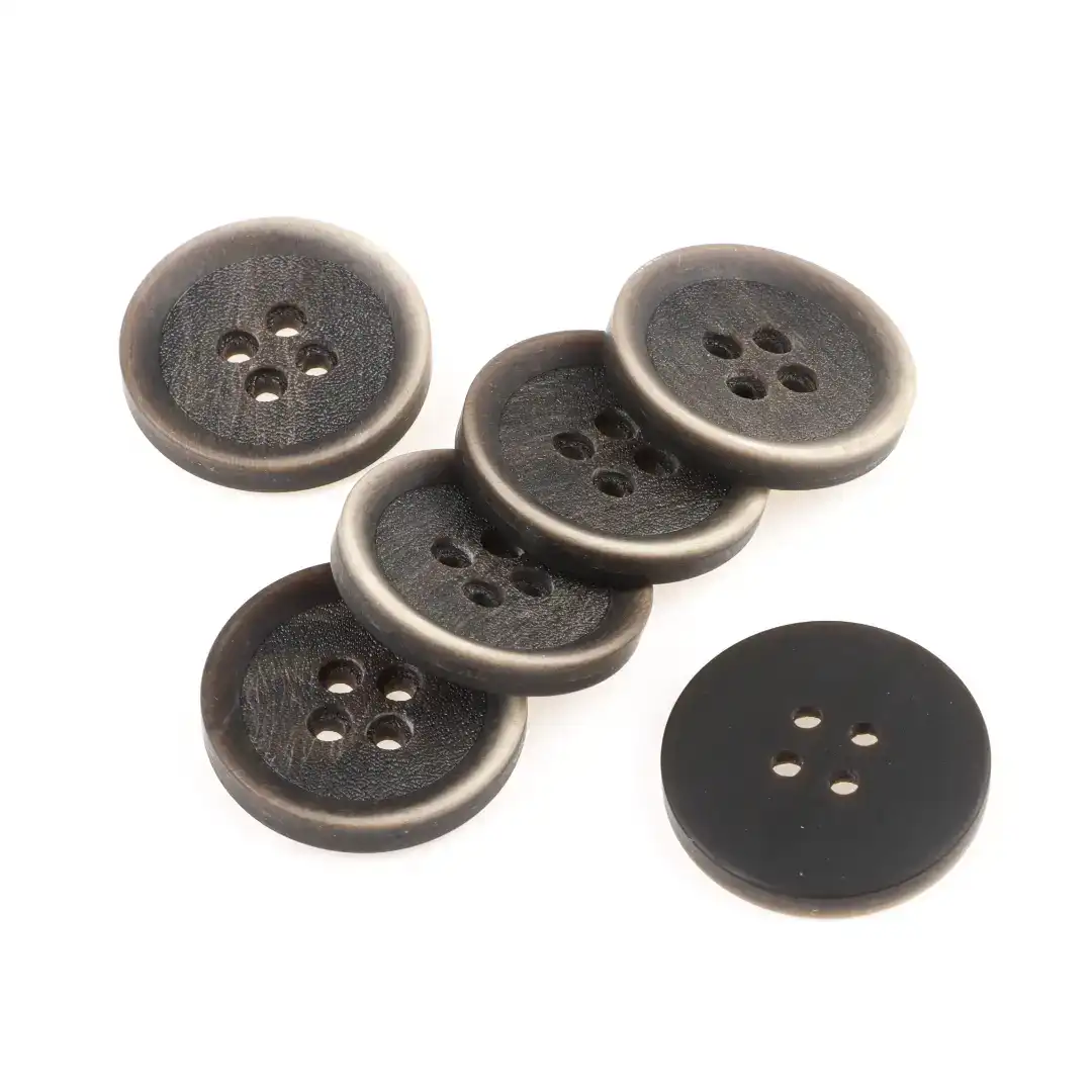 Black 4 holes Resin Button for Shirt,Overcoat buy garments accessories in bulk from China wholesaler at wholesale price free worldwide shipping Alibaba