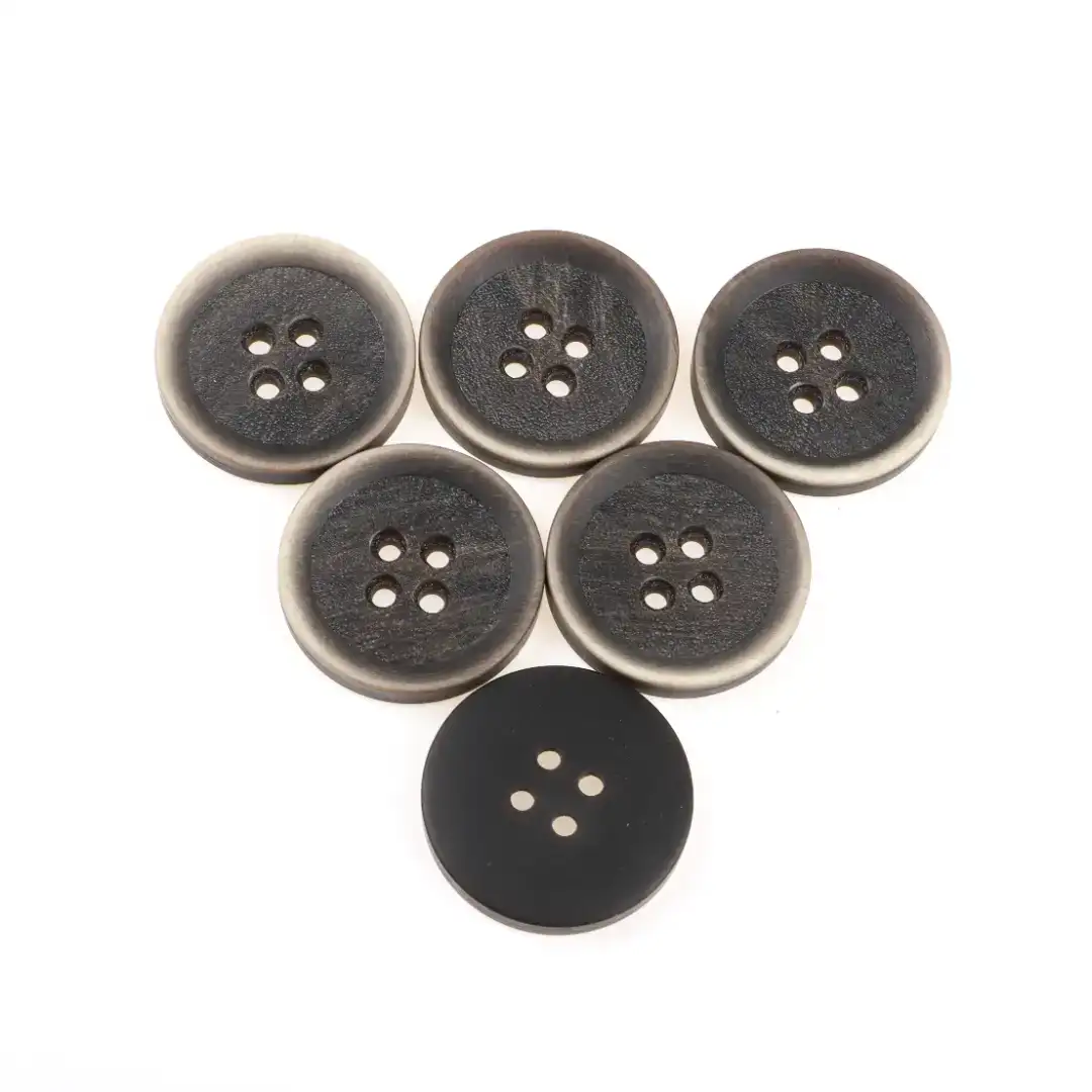Black 4 holes Resin Button for Shirt,Overcoat buy garments accessories in bulk from China wholesaler at wholesale price free worldwide shipping Alibaba