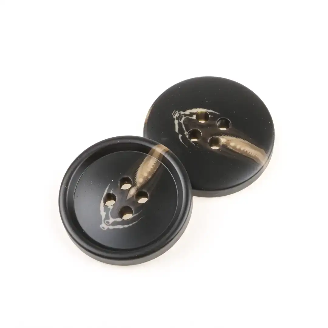 Black 4 holes Resin Button for Shirt,Overcoat buy garments accessories in bulk from China wholesaler at wholesale price free worldwide shipping Alibaba