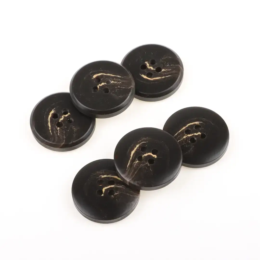 Black 4 holes Resin Button for Shirt,Overcoat buy garments accessories in bulk from China wholesaler at wholesale price free worldwide shipping Alibaba