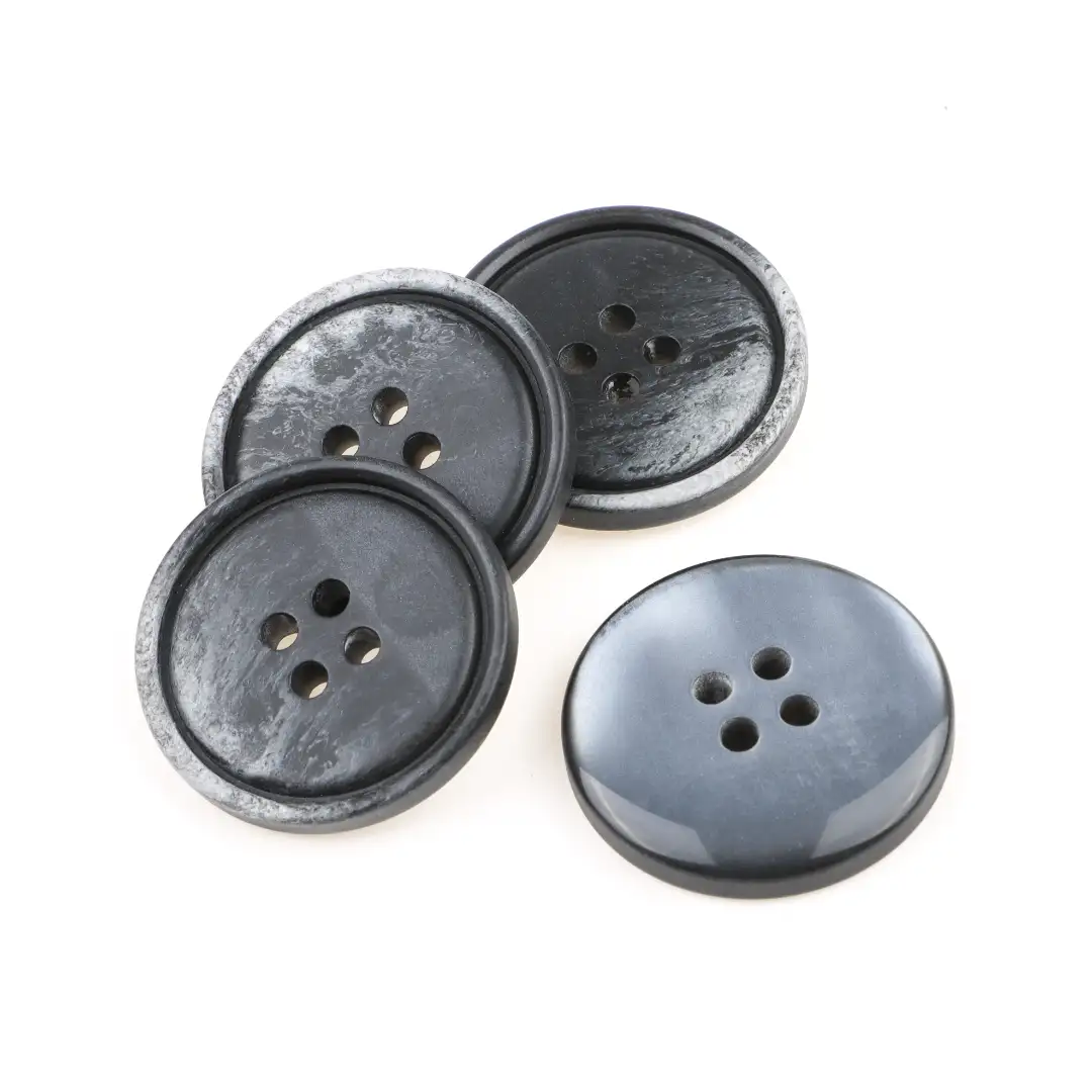 Black 4 holes Resin Button for Shirt,Overcoat buy garments accessories in bulk from China wholesaler at wholesale price free worldwide shipping Alibaba