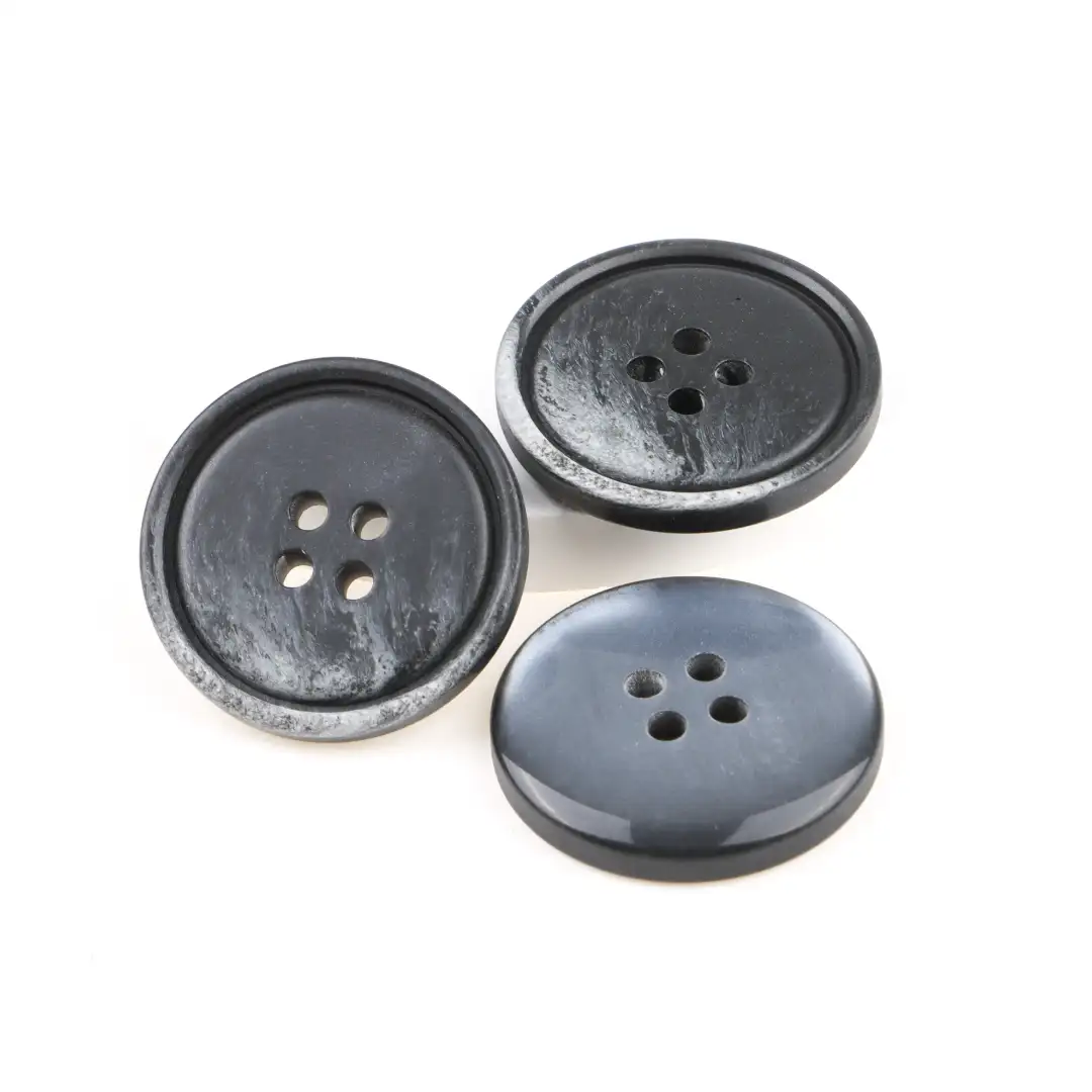 Black 4 holes Resin Button for Shirt,Overcoat buy garments accessories in bulk from China wholesaler at wholesale price free worldwide shipping Alibaba
