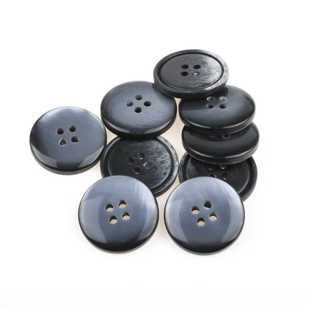 Black 4 holes Resin Button for Shirt,Overcoat buy garments accessories in bulk from China wholesaler at wholesale price free worldwide shipping Alibaba