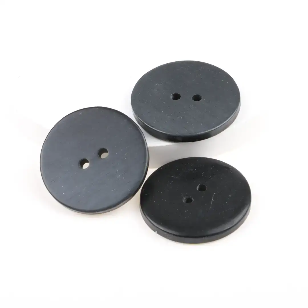 Black 2 holes Resin Button for Shirt,Overcoat buy garments accessories in bulk from China wholesaler at wholesale price free worldwide shipping Alibaba