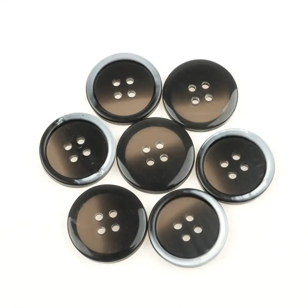 Black 4 holes Resin Button for Shirt,Overcoat buy garments accessories in bulk from China wholesaler at wholesale price free worldwide shipping Alibaba