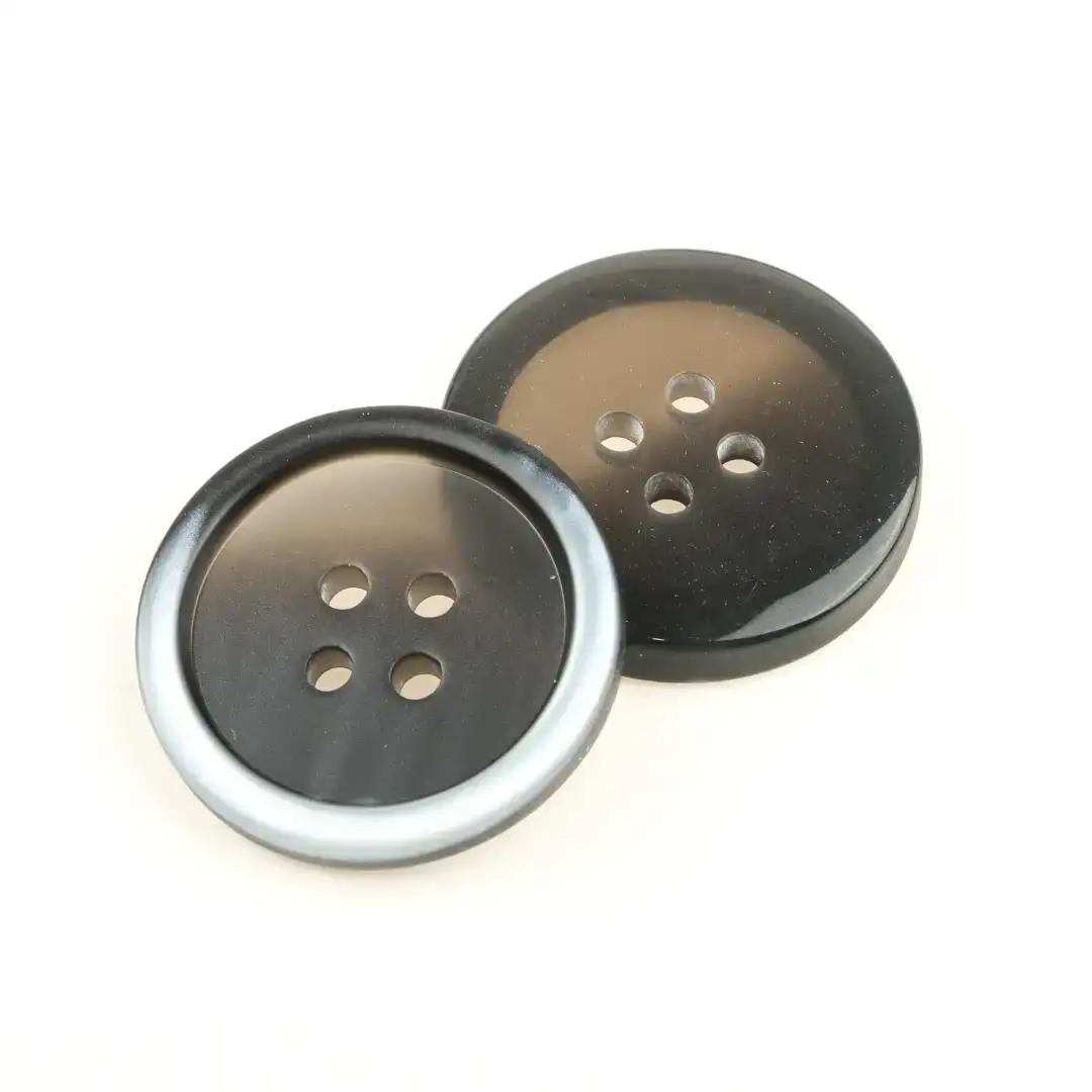 Black 4 holes Resin Button for Shirt,Overcoat buy garments accessories in bulk from China wholesaler at wholesale price free worldwide shipping Alibaba