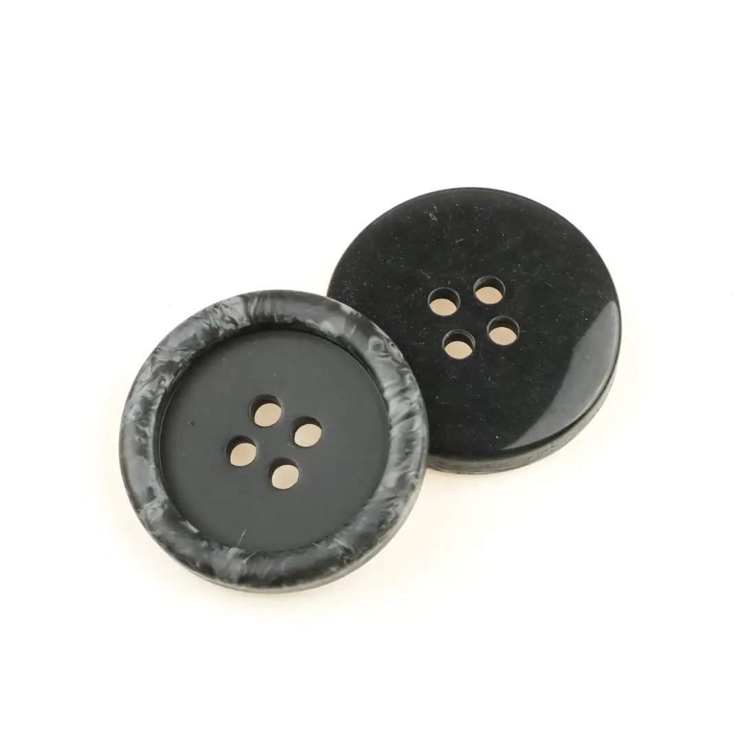Black 4 holes Resin Button for Shirt,Overcoat buy garments accessories in bulk from China wholesaler at wholesale price free worldwide shipping Alibaba