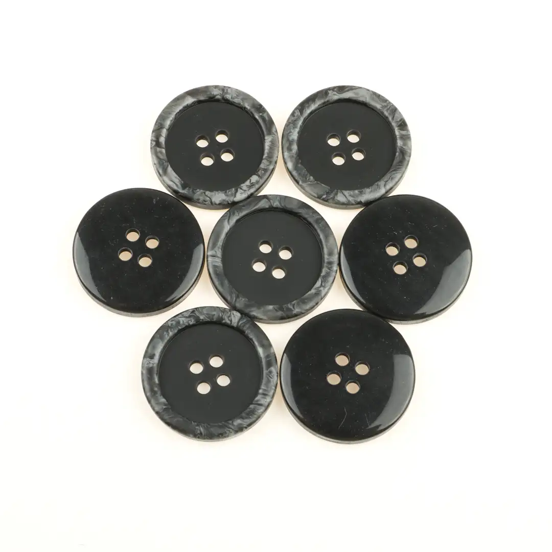 Black 4 holes Resin Button for Shirt,Overcoat buy garments accessories in bulk from China wholesaler at wholesale price free worldwide shipping Alibaba