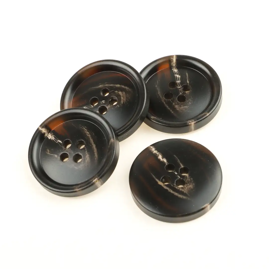 Black 4 holes Resin Button for Shirt,Overcoat buy garments accessories in bulk from China wholesaler at wholesale price free worldwide shipping Alibaba