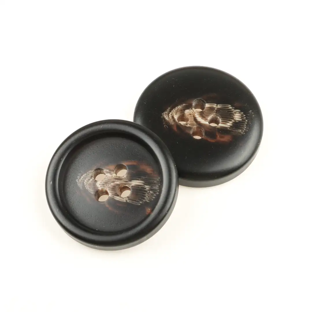 Black 4 holes Resin Button for Shirt,Overcoat buy garments accessories in bulk from China wholesaler at wholesale price free worldwide shipping Alibaba