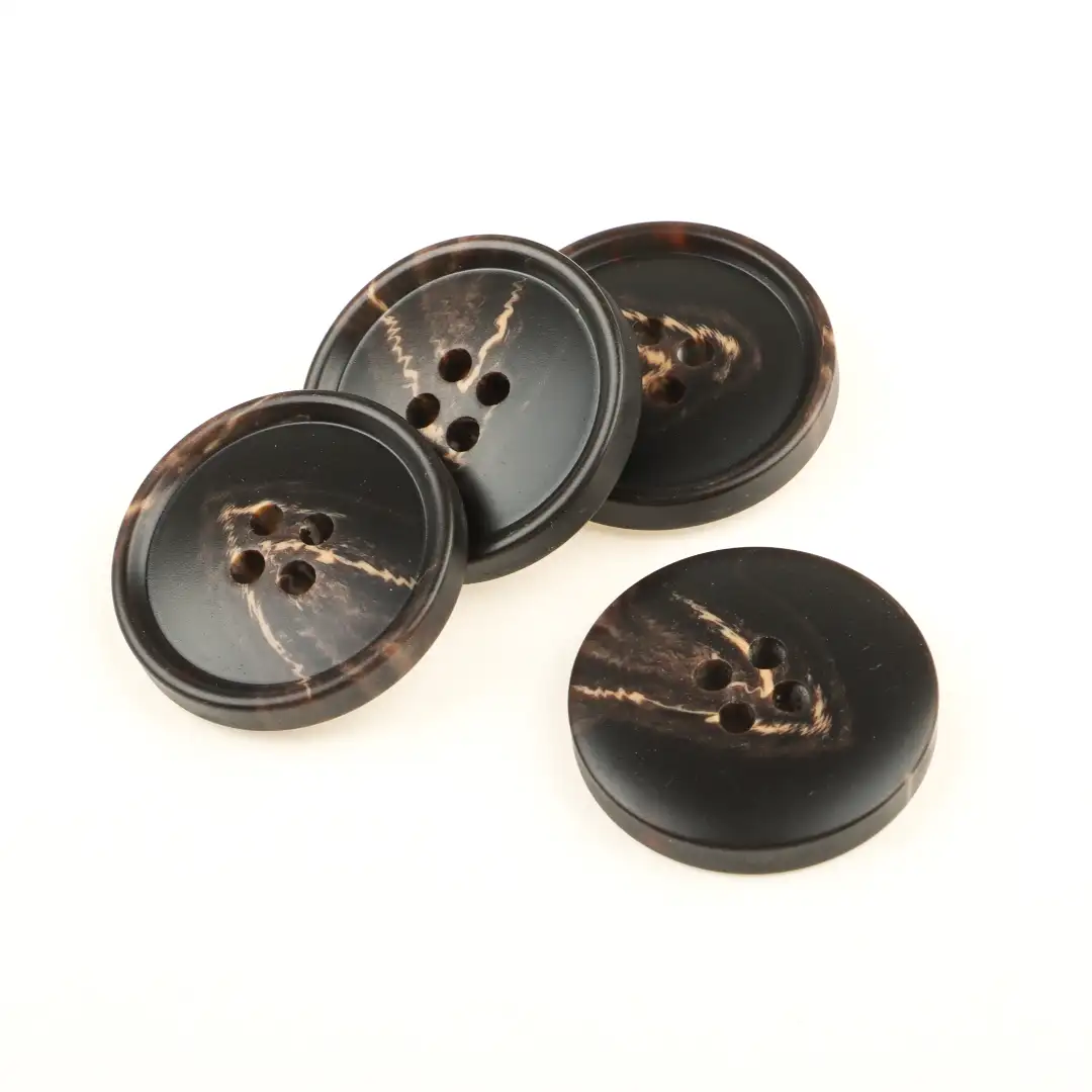Black 4 holes Resin Button for Shirt,Overcoat buy garments accessories in bulk from China wholesaler at wholesale price free worldwide shipping Alibaba