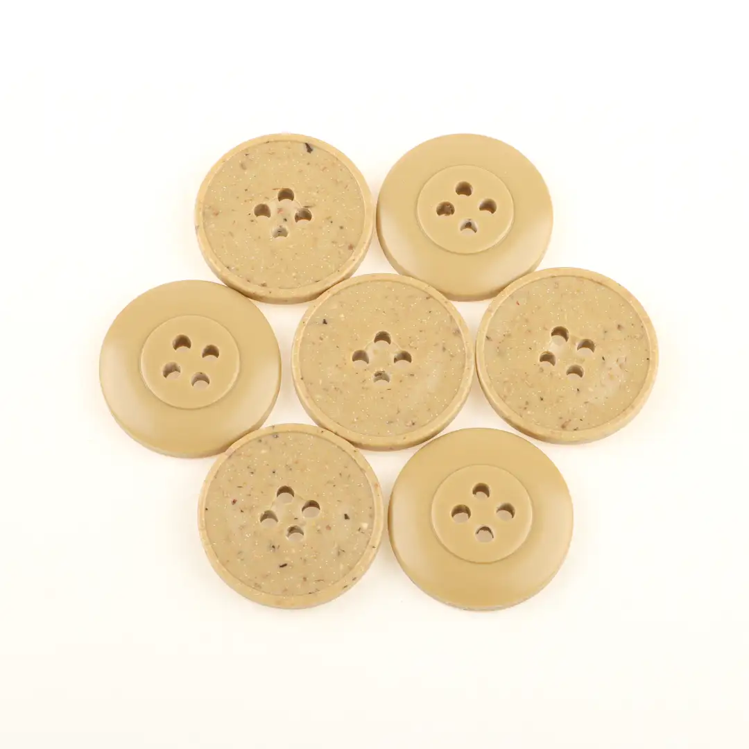 Khaki 4 holes Resin Button for Shirt,Overcoat buy garments accessories in bulk from China wholesaler at wholesale price free worldwide shipping Alibaba