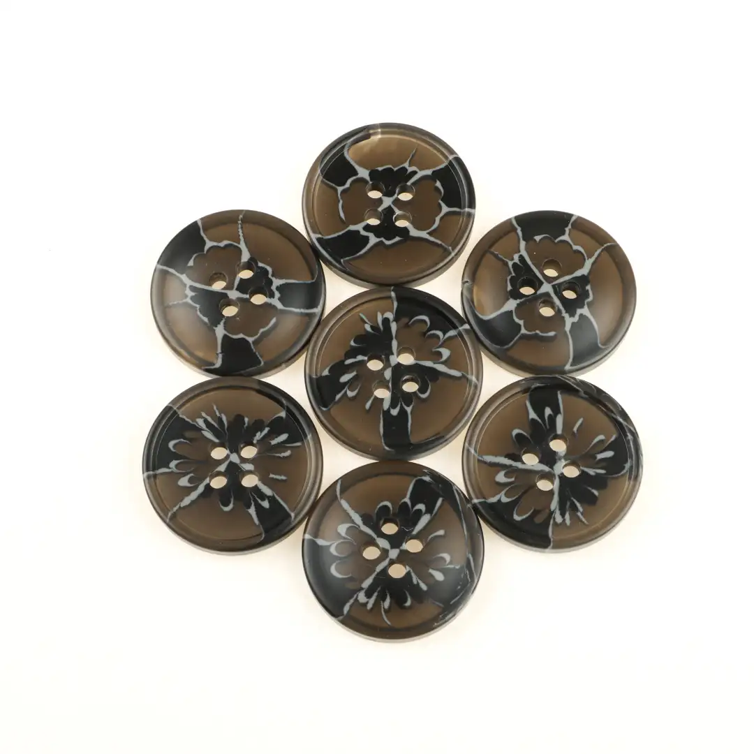 Black 4 holes Resin Button for Shirt,Overcoat buy garments accessories in bulk from China wholesaler at wholesale price free worldwide shipping Alibaba