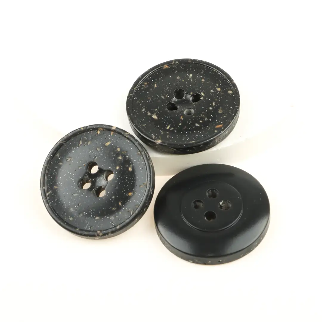 Black 4 holes Resin Button for Shirt,Overcoat buy garments accessories in bulk from China wholesaler at wholesale price free worldwide shipping Alibaba