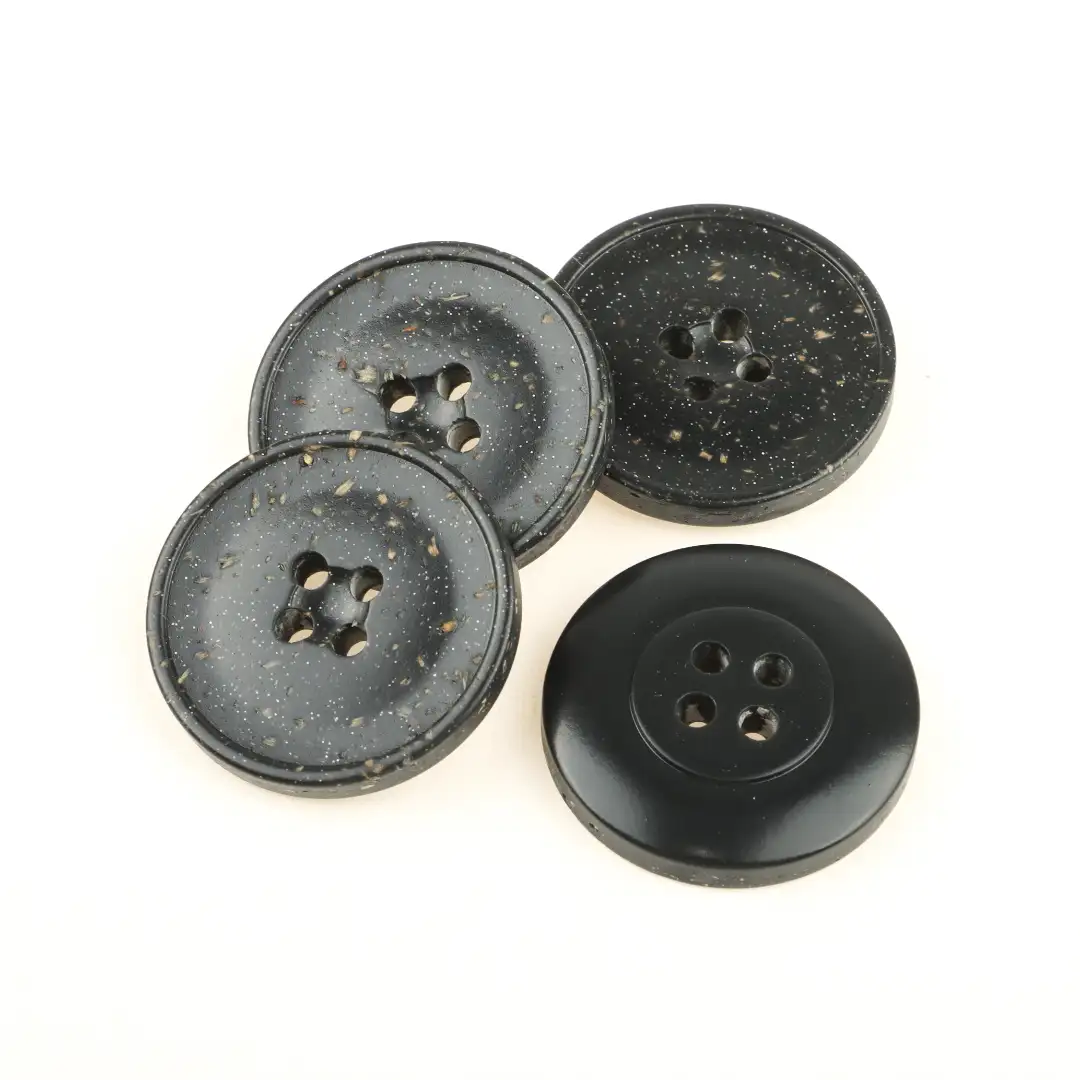 Black 4 holes Resin Button for Shirt,Overcoat buy garments accessories in bulk from China wholesaler at wholesale price free worldwide shipping Alibaba