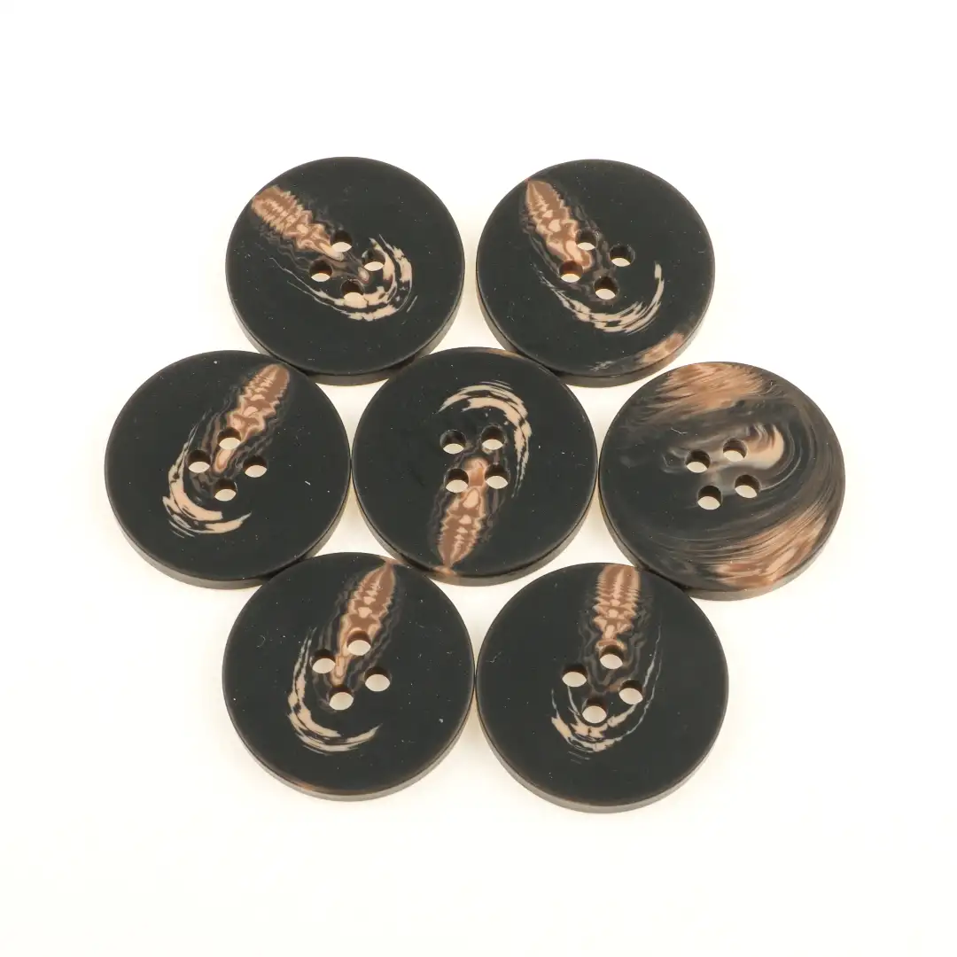 Black 4 holes Resin Button for Shirt,Overcoat buy garments accessories in bulk from China wholesaler at wholesale price free worldwide shipping Alibaba
