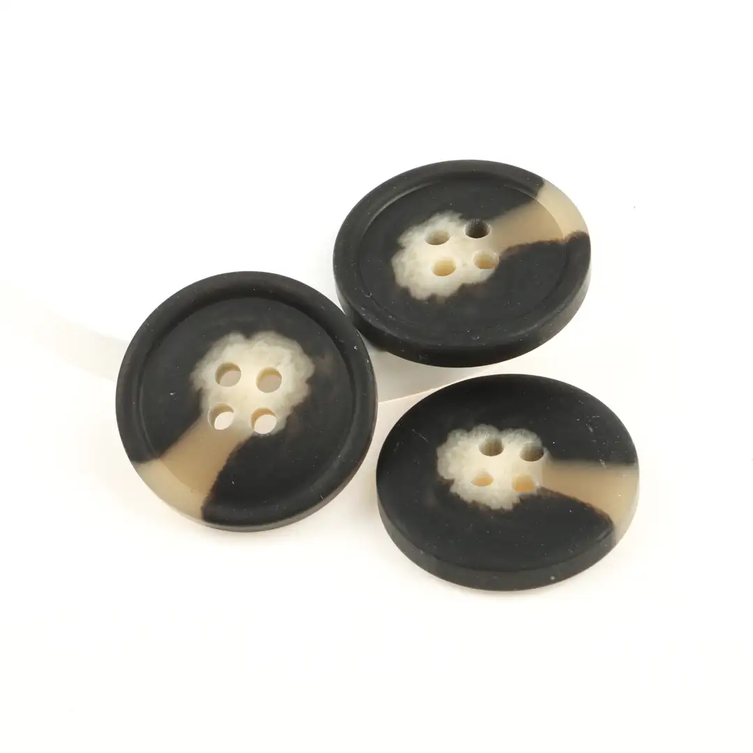 Black 4 holes Resin Button for Shirt,Overcoat buy garments accessories in bulk from China wholesaler at wholesale price free worldwide shipping Alibaba
