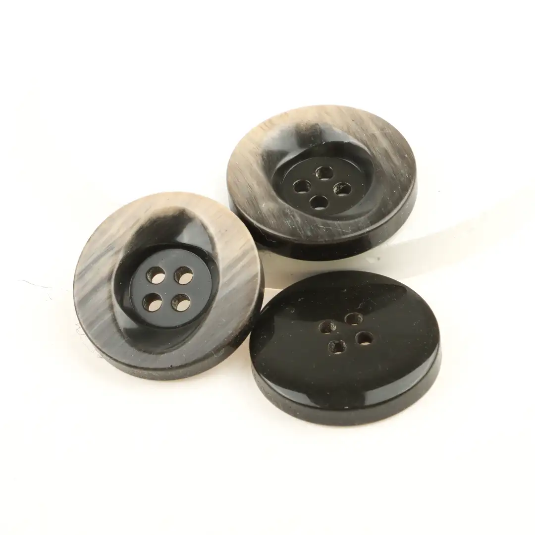 Black 4 holes Resin Button for Shirt,Overcoat buy garments accessories in bulk from China wholesaler at wholesale price free worldwide shipping Alibaba