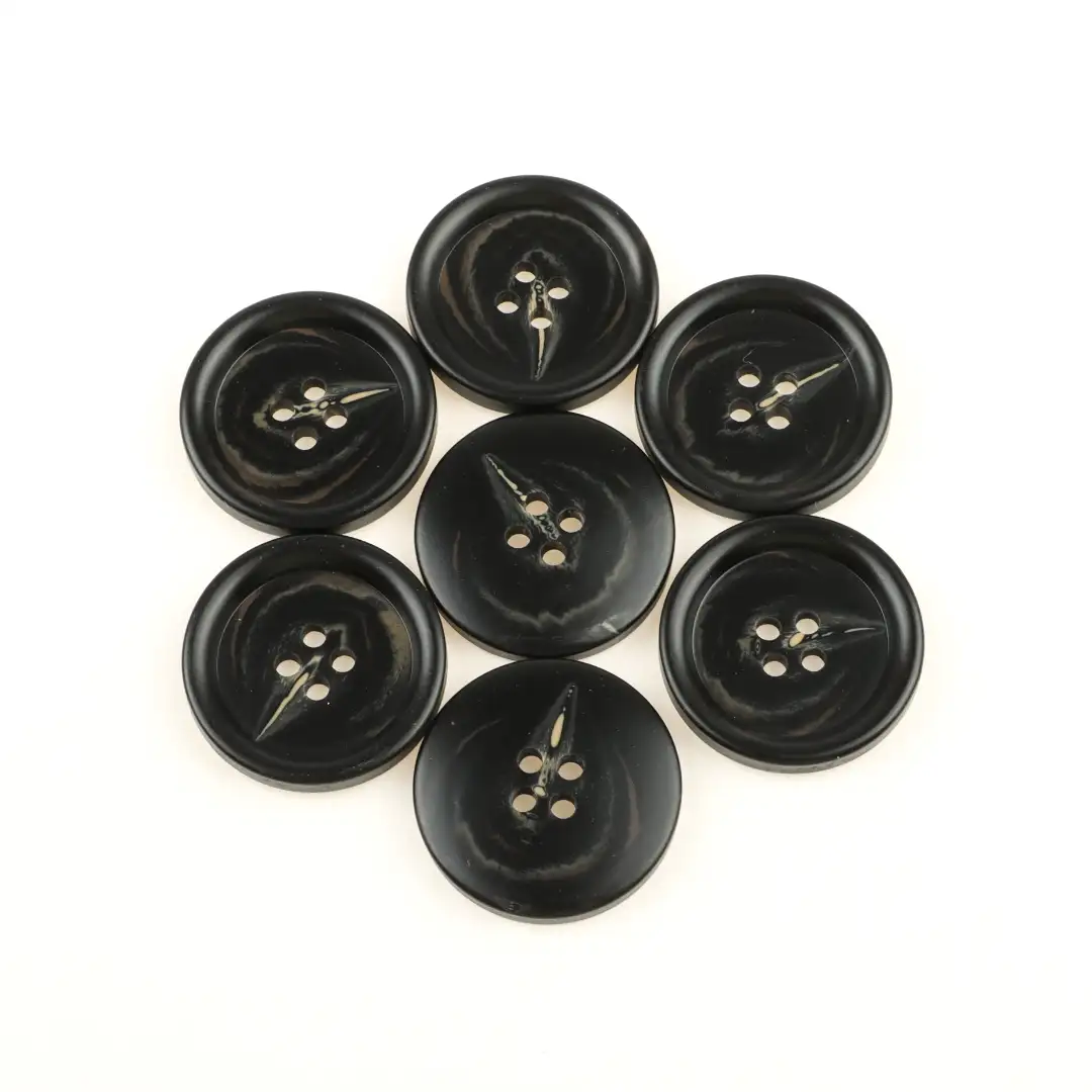 Black 4 holes Resin Button for Shirt,Overcoat buy garments accessories in bulk from China wholesaler at wholesale price free worldwide shipping Alibaba
