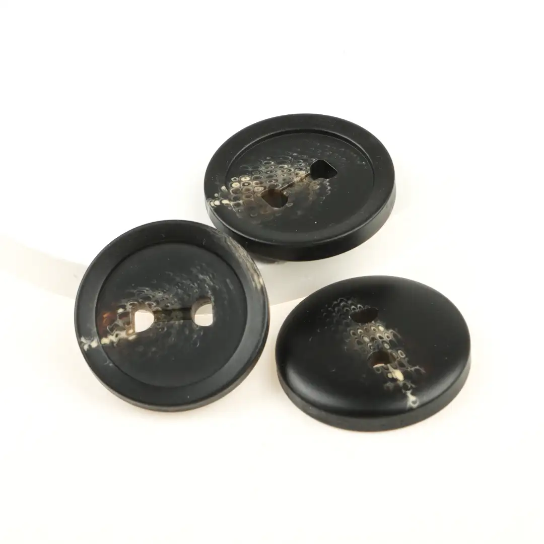 Black 2 holes Resin Button for Shirt,Overcoat buy garments accessories in bulk from China wholesaler at wholesale price free worldwide shipping Alibaba