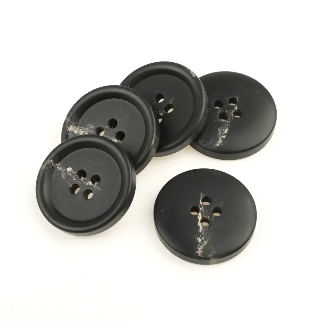 Black 4 holes Resin Button for Shirt,Overcoat buy garments accessories in bulk from China wholesaler at wholesale price free worldwide shipping Alibaba