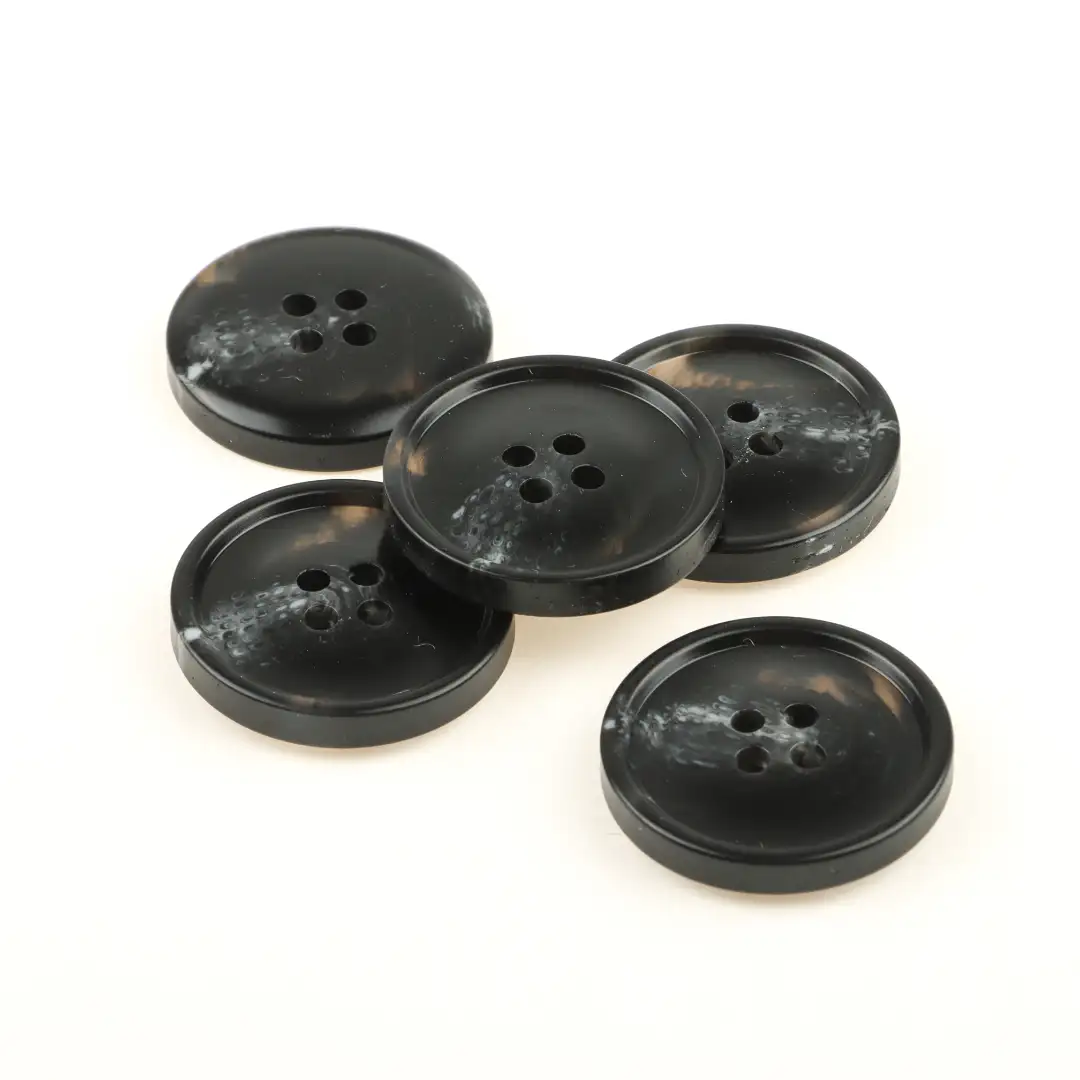 Black 4 holes Resin Button for Shirt,Overcoat buy garments accessories in bulk from China wholesaler at wholesale price free worldwide shipping Alibaba