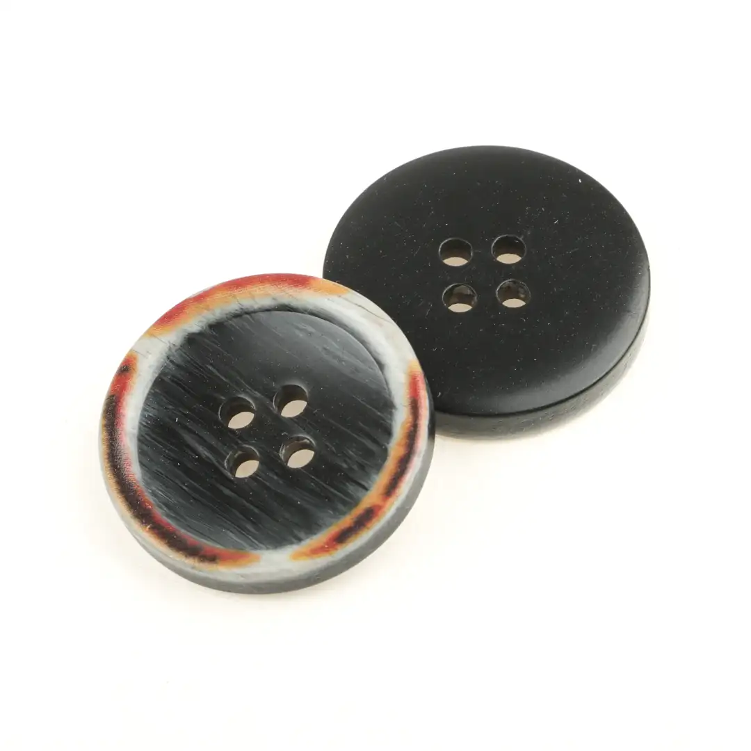 Black 4 holes Resin Button for Shirt,Overcoat buy garments accessories in bulk from China wholesaler at wholesale price free worldwide shipping Alibaba