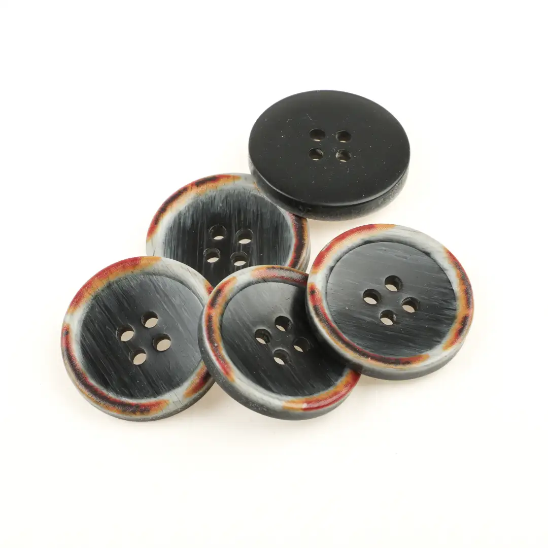 Black 4 holes Resin Button for Shirt,Overcoat buy garments accessories in bulk from China wholesaler at wholesale price free worldwide shipping Alibaba