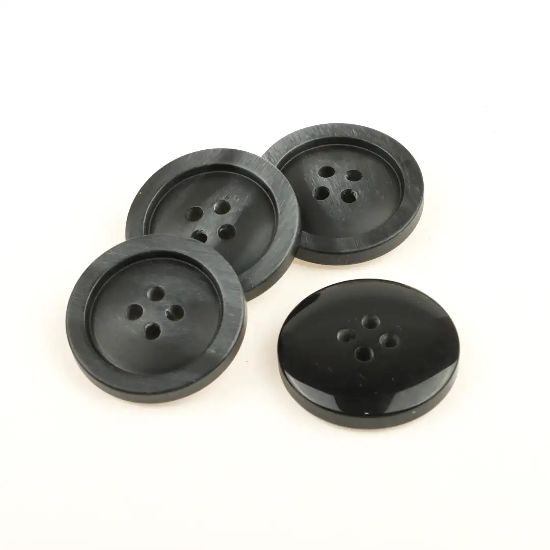 Black 4 holes Resin Button for Overcoat,Ladies Vest (Sweater),Men’s Vest (Sweater),Open Cardigan (Sweater) buy garments accessories in bulk from China wholesaler at wholesale price free worldwide shipping Alibaba