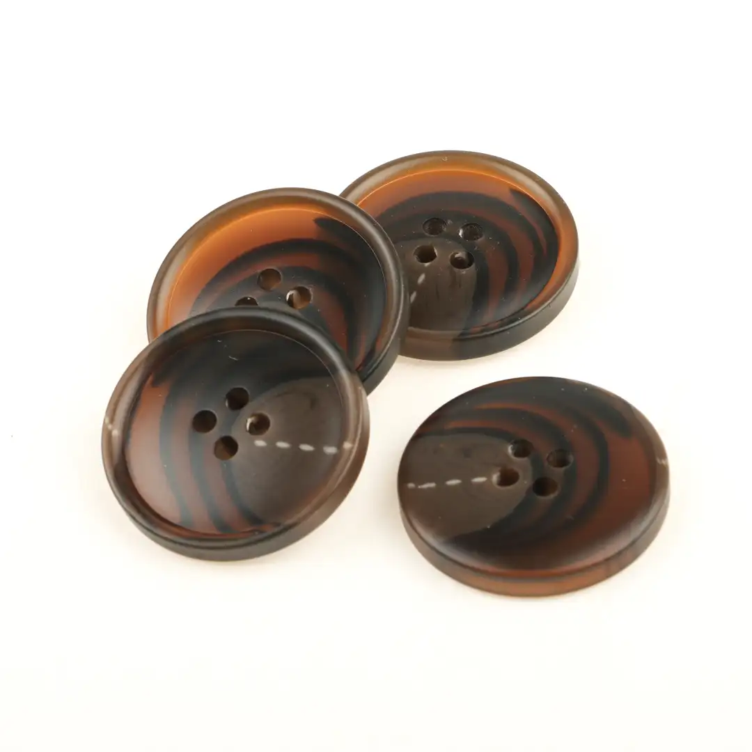 Brown 4 holes Resin Button for Overcoat,Ladies Vest (Sweater),Men’s Vest (Sweater),Open Cardigan (Sweater) buy garments accessories in bulk from China wholesaler at wholesale price free worldwide shipping Alibaba