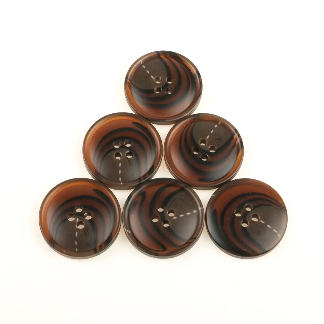 Brown 4 holes Resin Button for Overcoat,Ladies Vest (Sweater),Men’s Vest (Sweater),Open Cardigan (Sweater) buy garments accessories in bulk from China wholesaler at wholesale price free worldwide shipping Alibaba